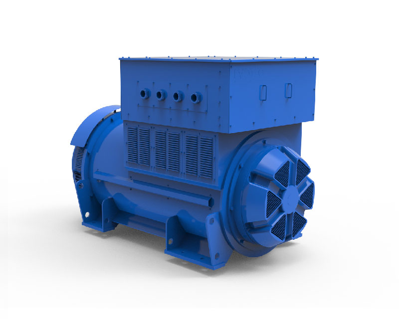 Generador de serie de alta tensión EVO468 1125-1650kVA, 3000/15000V, 50/60Hz, 4/6/8/10Pole