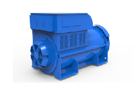 Generador de serie de alta tensión EVO568 3000-4125kVA, 3300/15000V, 50/60Hz, 4/6/8/10 Pole