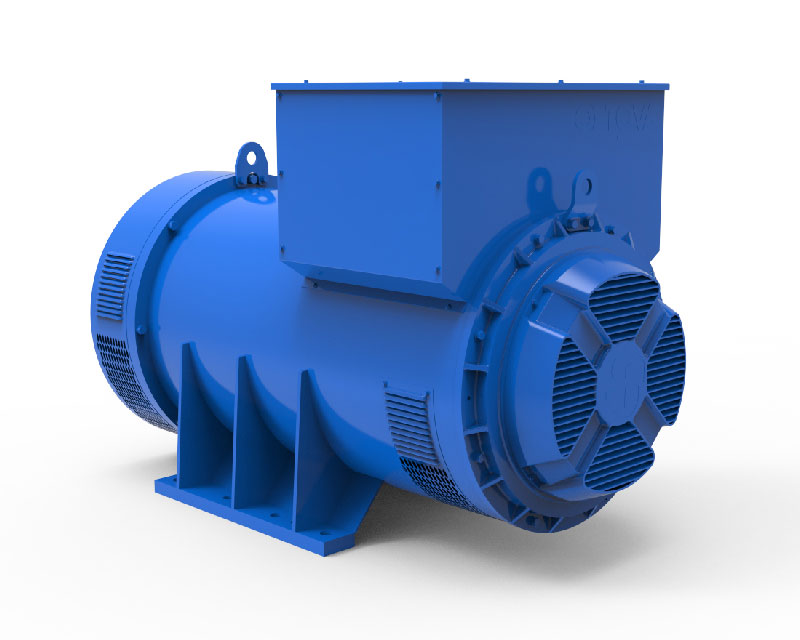 Generador marino de la serie TCM428 750/1250kVA, 400/480V, 50/60Hz, 4/6Pole