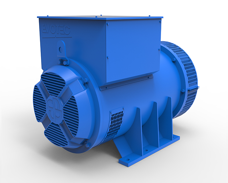 Generador industrial de la serie EVO368 563/960kVA, 400/480V, 50/60Hz, 4/6/8/10Pole