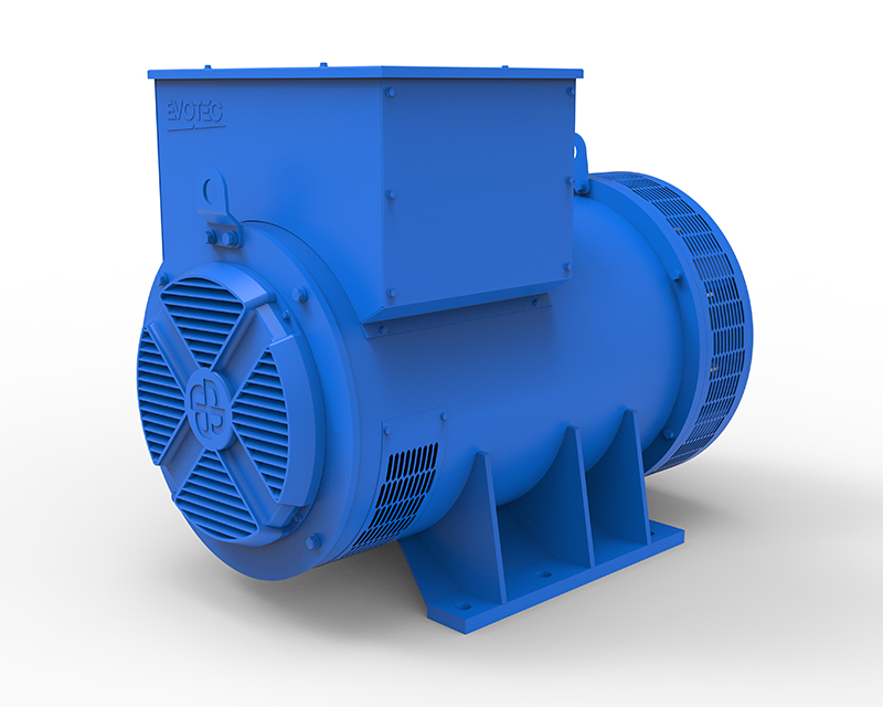 Generador industrial de la serie EVO318 381/600kVA, 400/480V, 50/60Hz, 4/6/8/10Pole